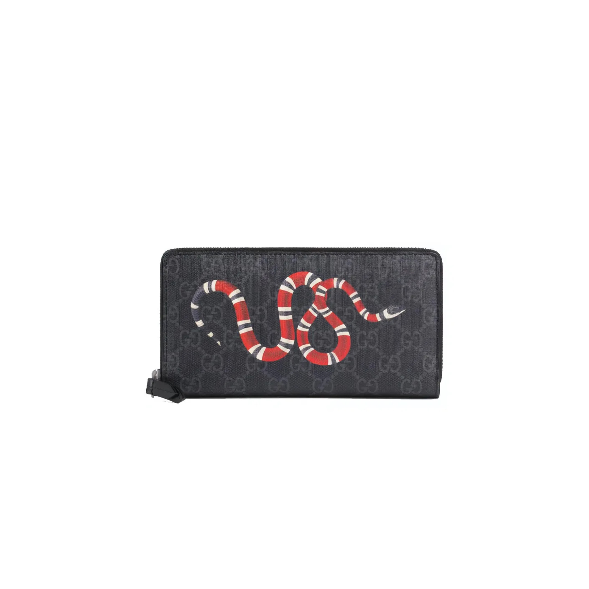 GUCCI GG SUPREME ROUND ZIPPER LONG WALLET 451273 (19*10*2.5cm)